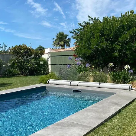 بيت للعطل Maison 8 Personnes Avec Grand Jardin Et Piscine Chauffee Sainte-Marie-de-Ré